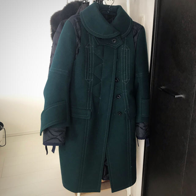 sacai - 期間限定値下げ！sacai ウールコートの通販 by しじみちゃんしょっぷ｜サカイならラクマ