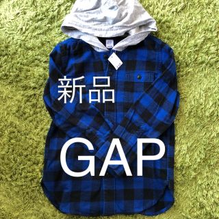 ギャップキッズ(GAP Kids)の新品！GAP  チェックシャツ(Tシャツ/カットソー)