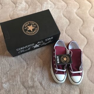 コンバース(CONVERSE)のコンバース スニーカー バーガンディー新品(スニーカー)