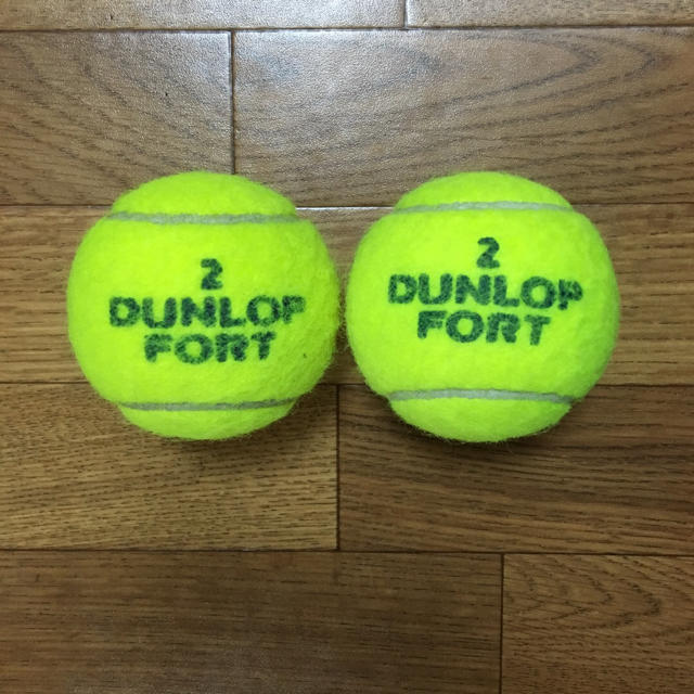 DUNLOP(ダンロップ)のダンロップテニスボール 2個 スポーツ/アウトドアのテニス(ボール)の商品写真