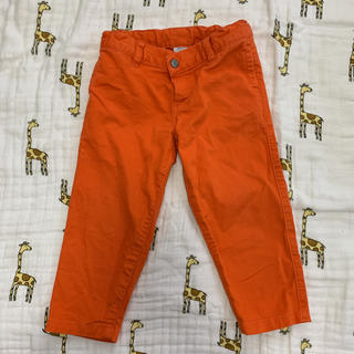 プチバトー(PETIT BATEAU)のプチバトー 18m/81cm オレンジ ズボン(パンツ)