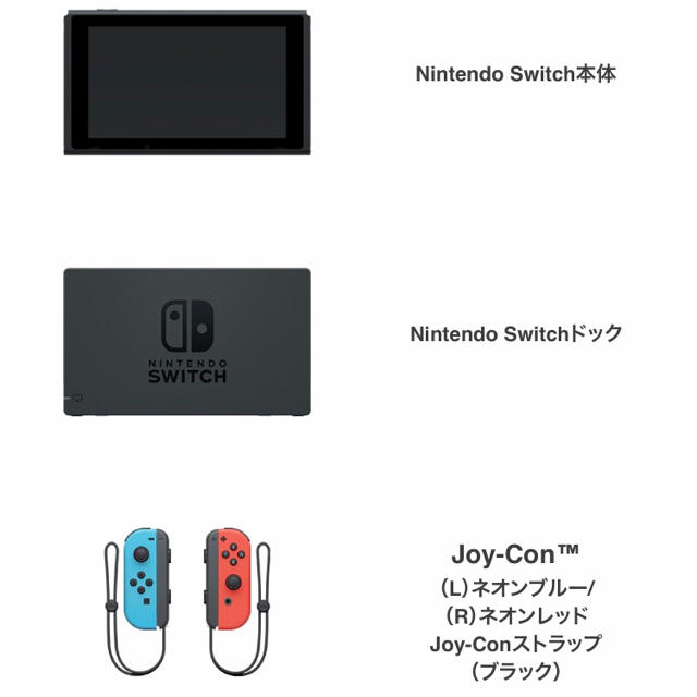 【新品･未使用】Nintendo Switch (L)ブルー(R)レッド 任天堂