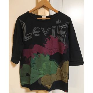 リーバイス(Levi's)の●リーバイス●七分袖Tシャツ(黒)(Tシャツ(長袖/七分))