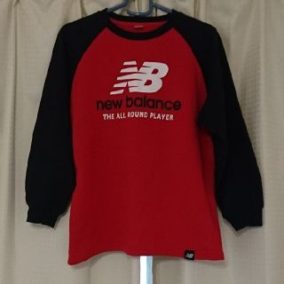 ニューバランス(New Balance)のニューバランス トレーナー ジュニア 150サイズ 赤(Tシャツ/カットソー)