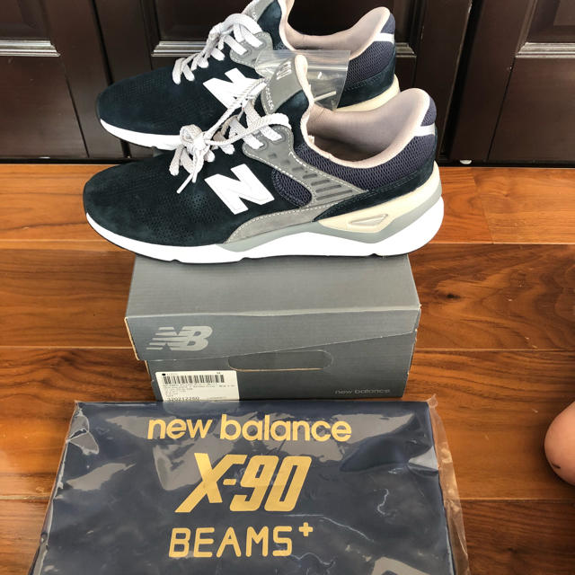 スニーカーNew balance beams+ 別注 X-90 新品未使用