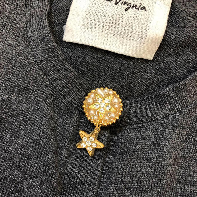 Lochie(ロキエ)のVintage ＊ pearl & bijou button cover レディースのアクセサリー(その他)の商品写真