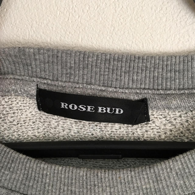 ROSE BUD(ローズバッド)のローズバッド スウェット トレーナー グレー レディースのトップス(トレーナー/スウェット)の商品写真