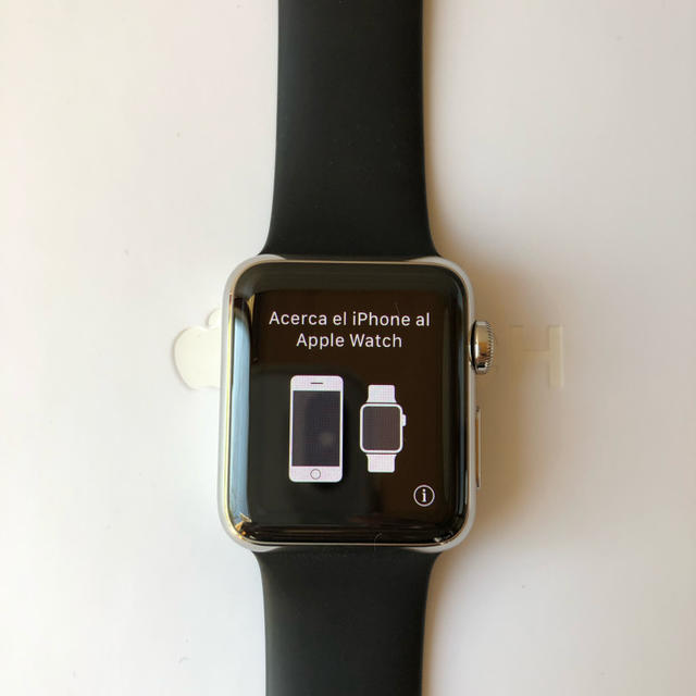 Apple Watch(アップルウォッチ)のApple Watch 初代 38mm ステンレス スマホ/家電/カメラのスマホアクセサリー(その他)の商品写真