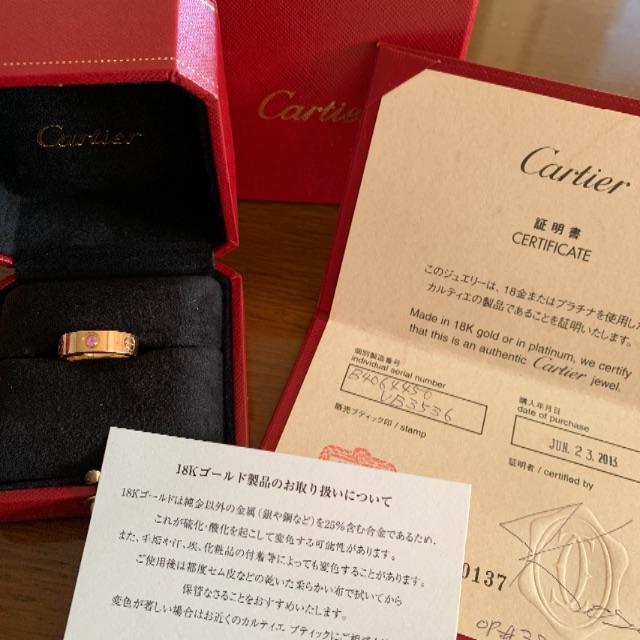 【日本限定モデル】  - Cartier なな様専用 Cartierラブリング 正規品 リング(指輪)
