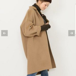 ドゥーズィエムクラス(DEUXIEME CLASSE)の新品　2018aw ドゥーズィエムクラス　ウールアンゴラリバーコート(ロングコート)