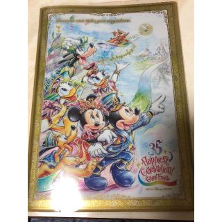 ディズニー(Disney)の【☻】ディズニーランド 35周年グランドフィナーレ クリアファイル(ファイル/バインダー)