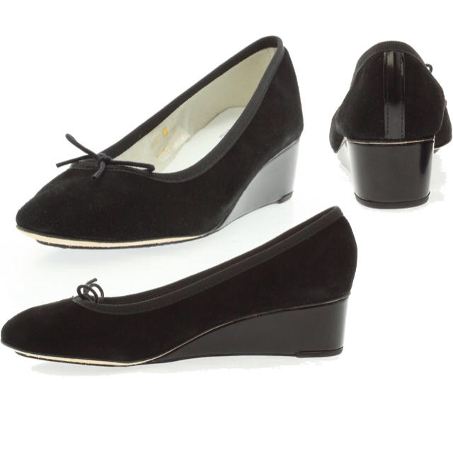 レペット REPETTO♪新品 未使用品ブラックのスウェードシューズ　NORMA