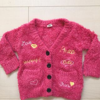 アナップキッズ(ANAP Kids)のANAP♡カーディガン(カーディガン)