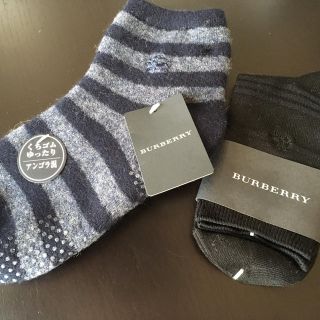 バーバリー(BURBERRY)のBURBERRY 靴下 (2枚組)(ソックス)