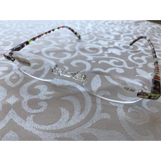 老眼鏡  ケース付き老眼鏡  度数2.0 レディースのファッション小物(サングラス/メガネ)の商品写真