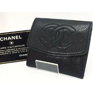 シャネル(CHANEL)のA99❤️美品　正規❤️シャネル　コインケース　ココマーク　ブラック　黒 (コインケース)