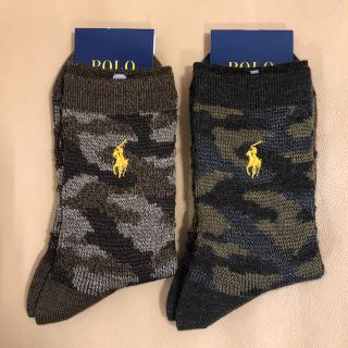 ポロラルフローレン(POLO RALPH LAUREN)の新品 レディース POLO ポロラルフローレン 人気 ウールソックス2足 日本製(ソックス)