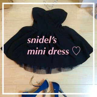 スナイデル(SNIDEL)のsnidelのミニドレス♡(ミニワンピース)