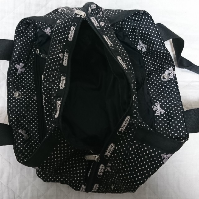 LeSportsac(レスポートサック)のほぼ未使用  廃盤 モリー 人気のリボン ドット柄 レスポートサック レディースのバッグ(トートバッグ)の商品写真