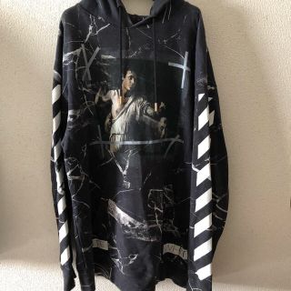 オフホワイト(OFF-WHITE)のoff-white 16ss マーブルパーカー(スウェット)