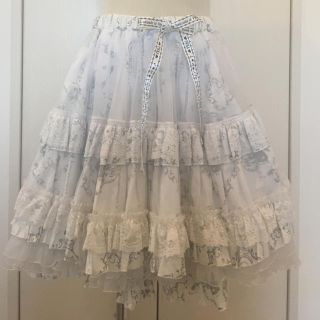 エイチナオト(h.naoto)の未使用　h.naoto FRILL パニエスカート(ひざ丈スカート)