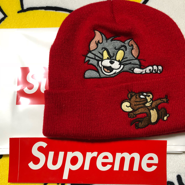 supreme トムとジェリー ニット帽 ビーニー