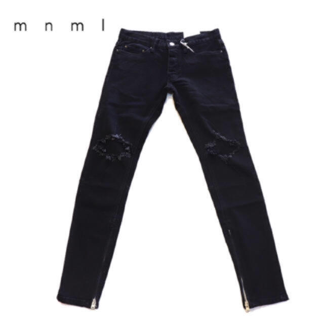 mnml M1   Stretch Denim BLACK 28 30 32 メンズのパンツ(デニム/ジーンズ)の商品写真