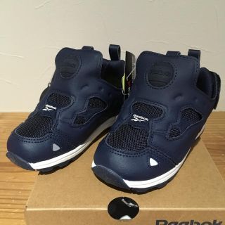 リーボック(Reebok)の【新品 14㎝】リーボック ポンプフューリー 紺(スニーカー)