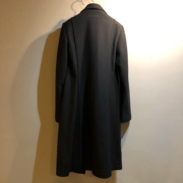 MM6(エムエムシックス)のMM6 ロング ジップ コート ブラック サイズ38 レディースのジャケット/アウター(ロングコート)の商品写真