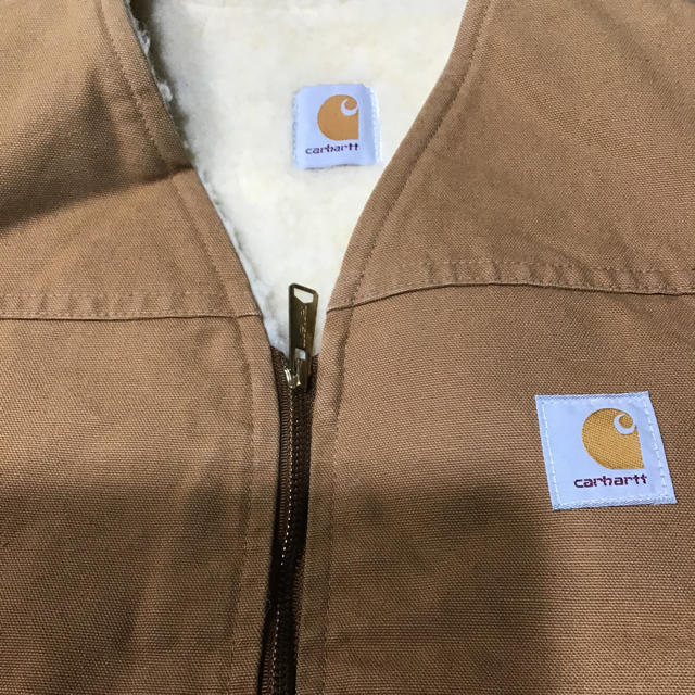 carhartt(カーハート)の限界値下げ!USA 古着カーハート ダックベスト【DLC12】S メンズのジャケット/アウター(ダウンベスト)の商品写真