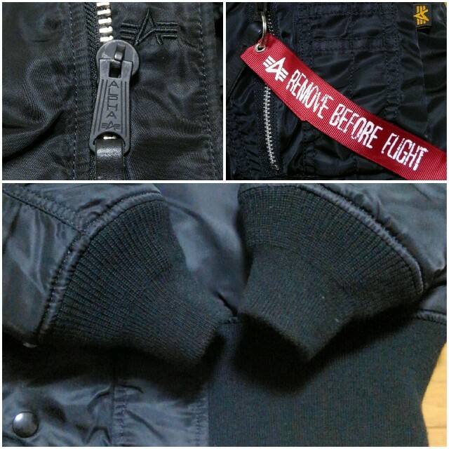 アルファ N-2B TIGHT フライトジャケット【人気のブラック☆Msize】 アルファ N-2B TIGHT フライトジャケット【人気のブラック☆Msize】