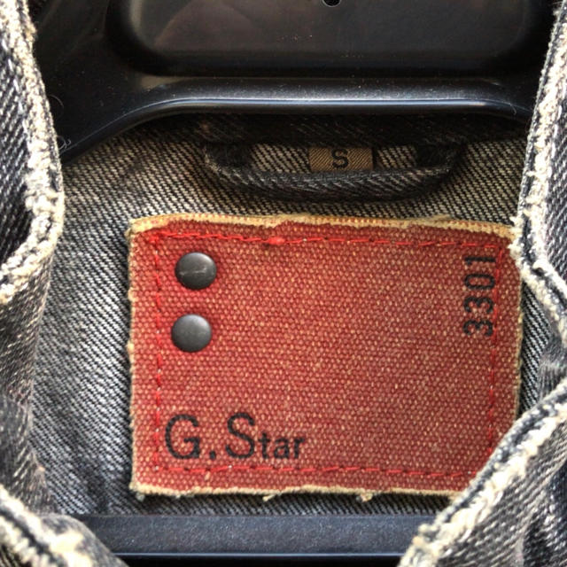 G-STAR RAW(ジースター)のG-STAR ライダース ジージャン Sサイズ ヴィンテージ加工 レディースのジャケット/アウター(Gジャン/デニムジャケット)の商品写真