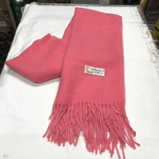 新品未使用品 Cashmere カシミアマフラー ストール 男女兼用 ピンク(マフラー/ショール)