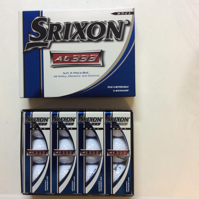 Srixon(スリクソン)のゴルフボールSRIXONスリクソン AD333 2014 [ホワイト] チケットのスポーツ(ゴルフ)の商品写真