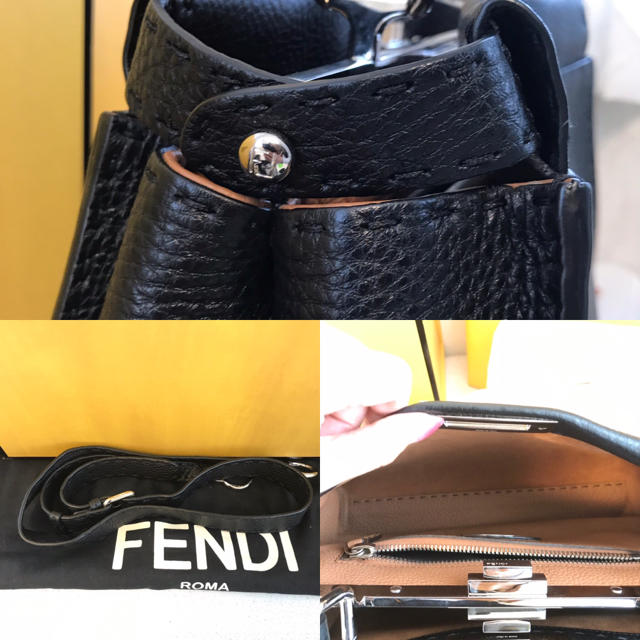 値下げ中 FENDI フェンディ ピーカブー セレリア ブラック