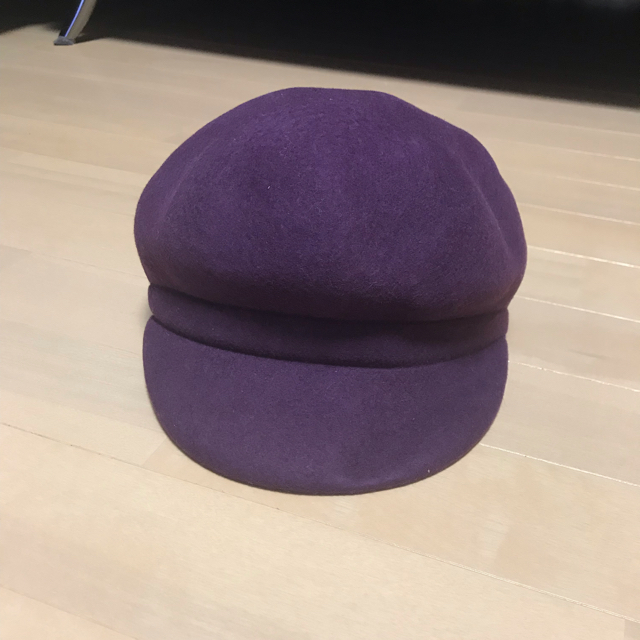 LOWRYS FARM(ローリーズファーム)のローリーズファーム ウール キャスケット 紫 パープル レディースの帽子(キャスケット)の商品写真