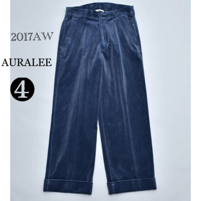 COMOLI(コモリ)のアオイ様AURALEE WASHED CORDUROY WIDE SLACKS  メンズのパンツ(スラックス)の商品写真