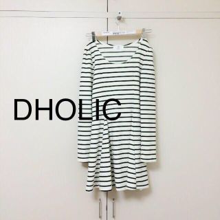 ディーホリック(dholic)のDHOLIC ボーダーワンピ(ミニワンピース)