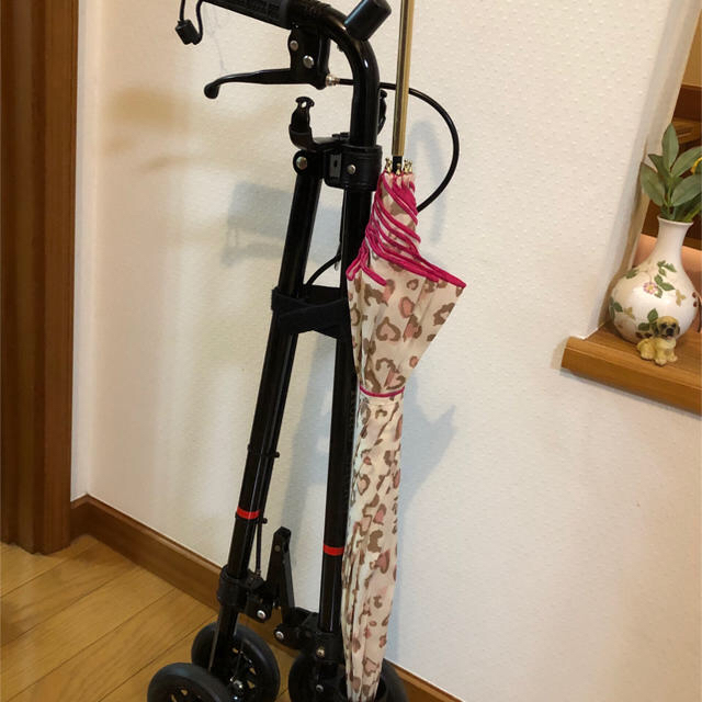 介護 歩行器補助車 ローラーステッカー超美品