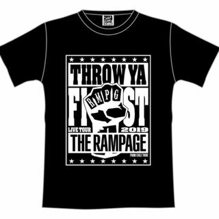 ザランページ(THE RAMPAGE)のTHE RAMPAGE THROW YA FIST ツアーTシャツ BLACK(ミュージシャン)