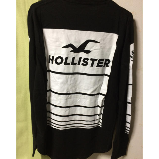 Hollister(ホリスター)のHollister ロングT 黒 メンズのトップス(Tシャツ/カットソー(七分/長袖))の商品写真