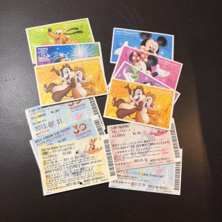 ディズニー(Disney)の使用済み ディズニーチケット(遊園地/テーマパーク)