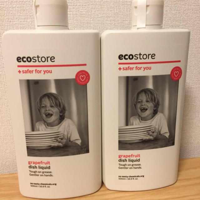 Cosme Kitchen(コスメキッチン)のエコストア ディッシュウォッシュ 500ml 2本セット インテリア/住まい/日用品の日用品/生活雑貨/旅行(洗剤/柔軟剤)の商品写真