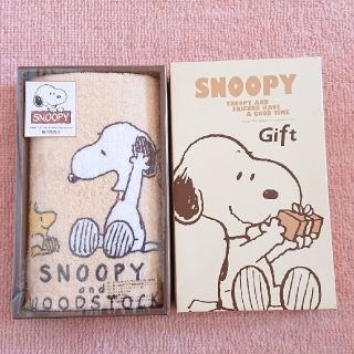 スヌーピー(SNOOPY)のまーち様専用 (新品) スヌーピー フェイスタオル ギフト (タオル)