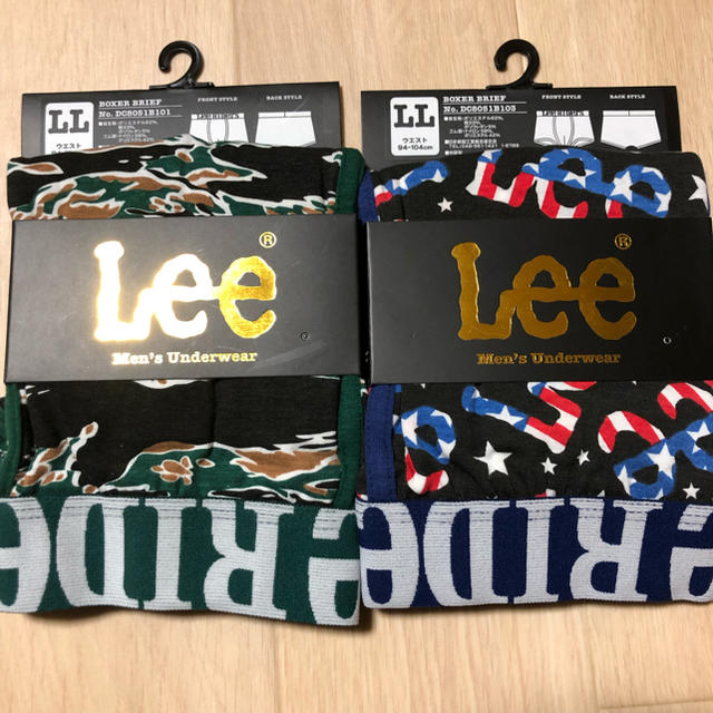 Lee(リー)の【新品2枚組】Lee リー ボクサーパンツ LLサイズ② メンズのアンダーウェア(ボクサーパンツ)の商品写真