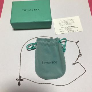 ティファニー(Tiffany & Co.)のティファニー  ミニクロスネックレス 美品(ネックレス)