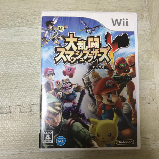 Wii(ウィー)のWII 大乱闘スマッシュブラザーズエックス（説明書なし） エンタメ/ホビーのゲームソフト/ゲーム機本体(家庭用ゲームソフト)の商品写真