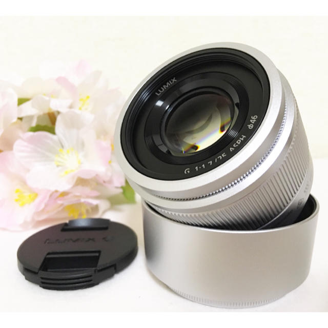 OLYMPUS(オリンパス)の❤️セール❤️新品 Panasonic 単焦点レンズ 25mm 美しいボケ感演出 スマホ/家電/カメラのカメラ(レンズ(単焦点))の商品写真