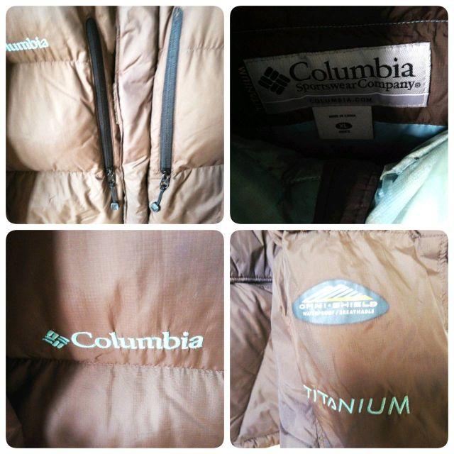 Columbia(コロンビア)の90s 古着 コロンビア ダウンジャケット TITANIUM パーカー メンズのジャケット/アウター(ダウンジャケット)の商品写真