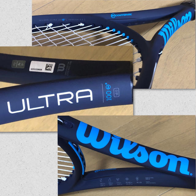 wilson(ウィルソン)の☆値下中☆ 新品同様☆WilsonULTRA100CV G2 スポーツ/アウトドアのテニス(ラケット)の商品写真